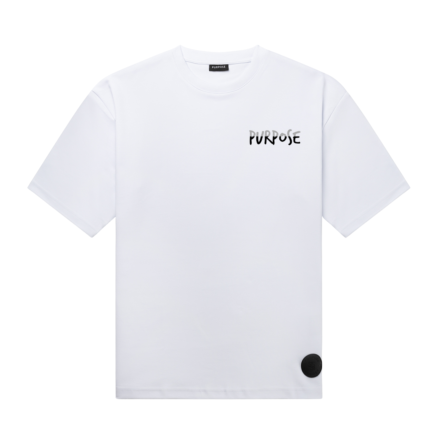 If you stand for nothing - White PURPOSE T-shirt (300 GSM)