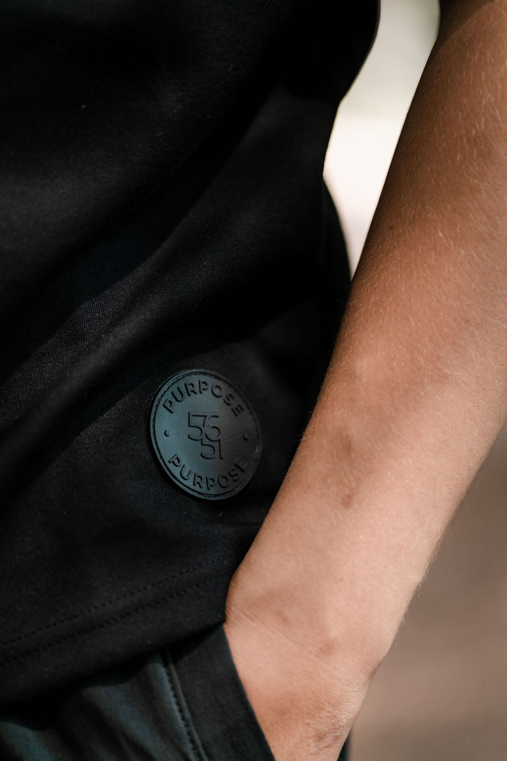 Principles over Money - Oversized T-shirt - Black 300GSM
