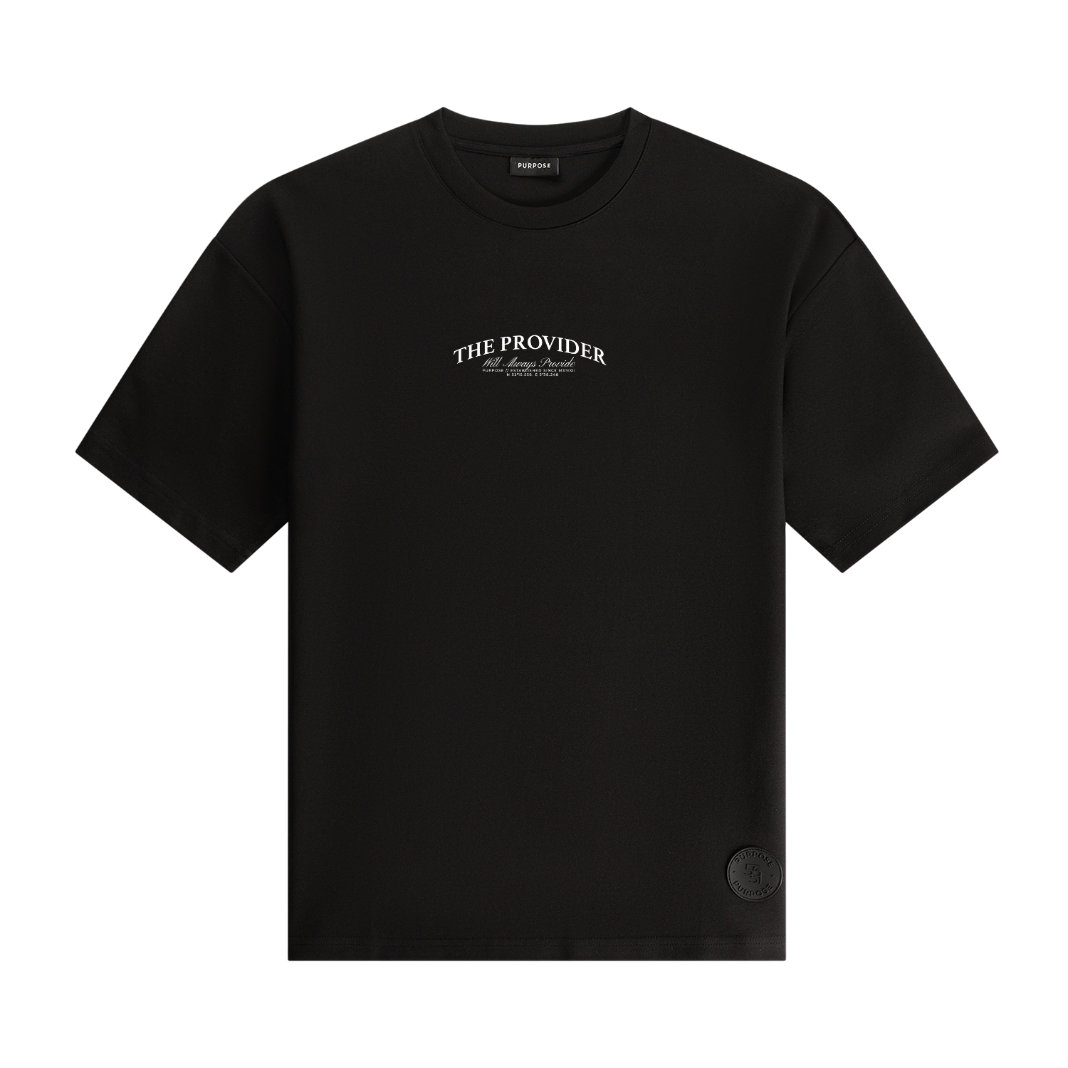 The Provider - Oversized T-shirt - Black 300GSM
