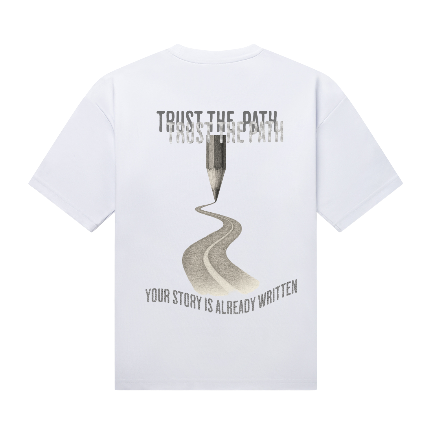 Trust the Path - White PURPOSE T-shirt (300 GSM)