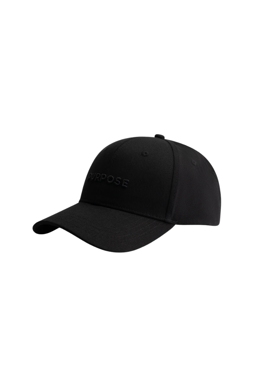 PURPOSE cap Black on Black- Remember your own