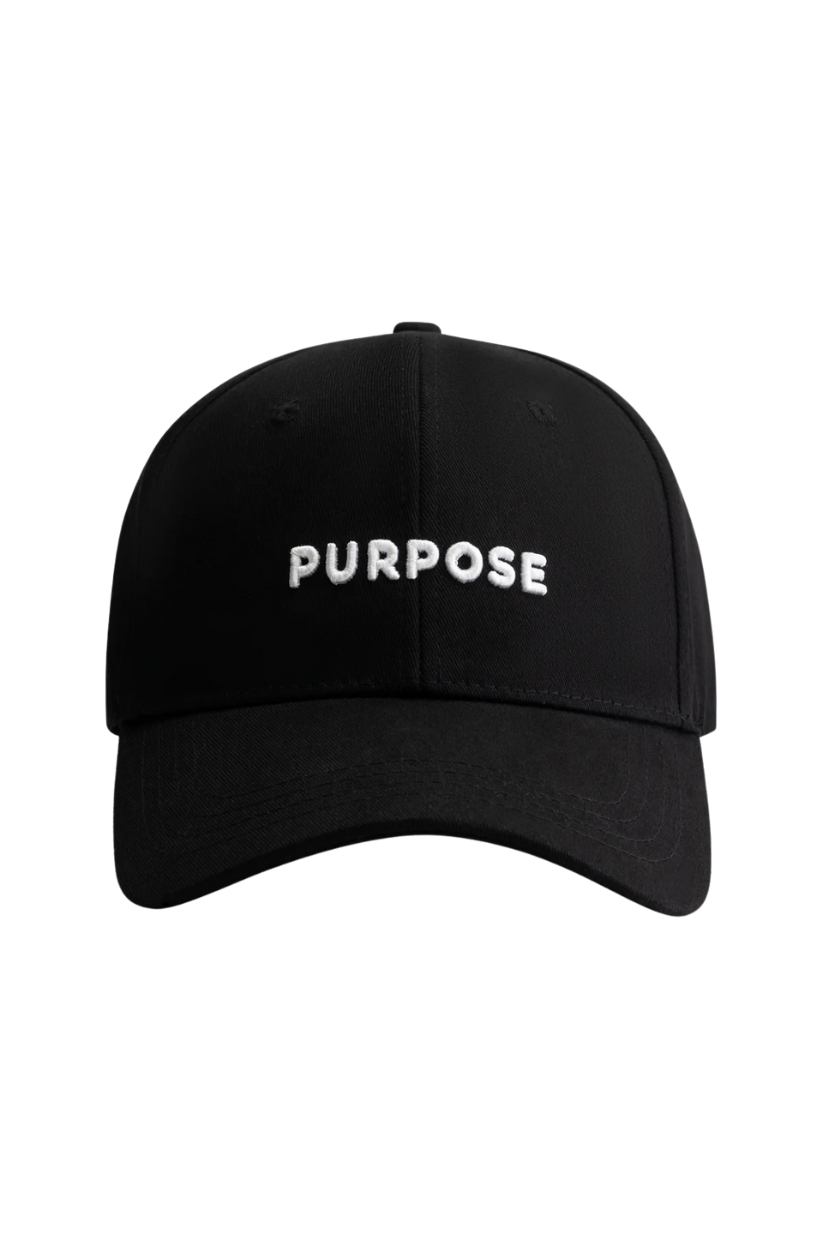 Purpose Black Cap White Letters ~Remember Your Own
