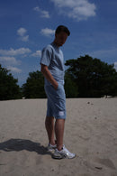 Modest Baby Blue Summer Set T-shirt + Shorts