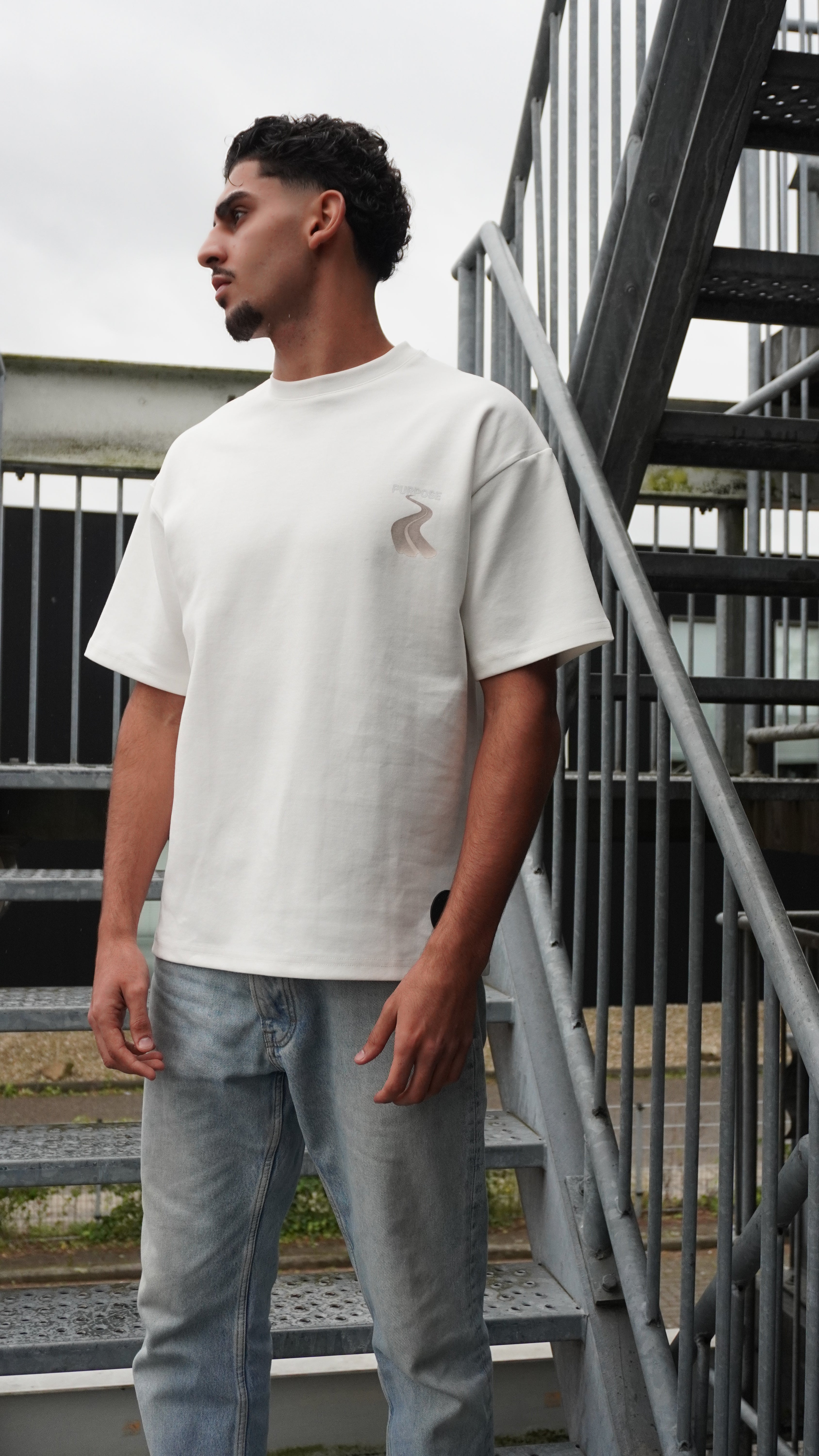 Essentieel wit PURPOSE T-shirt