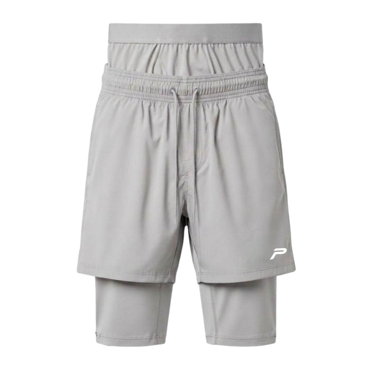NIEUWE Grijze 3-in-1 halal sportshort