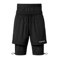 Premium 3-in-1 halal Gym & swim Shorts — Built-In Tights & Support Waistband
