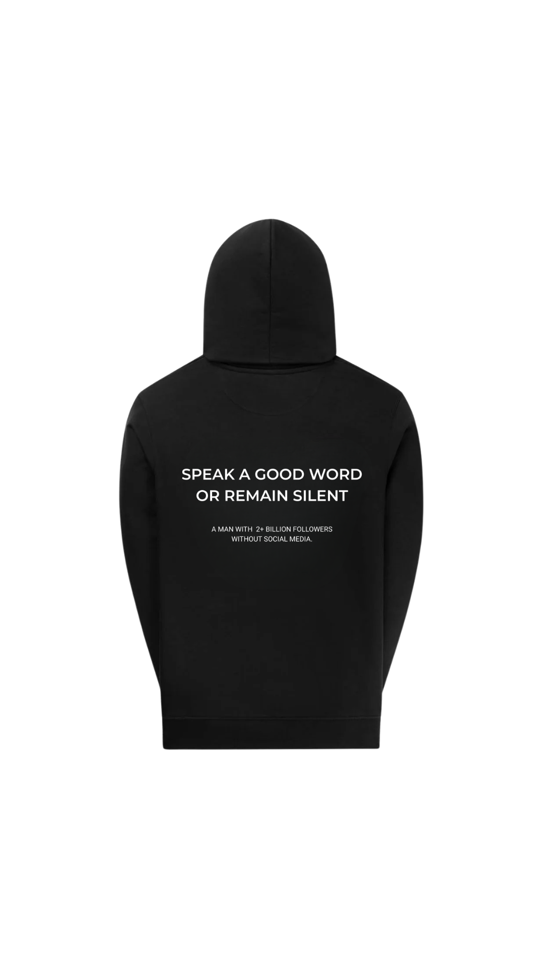 Hoodie remain silent