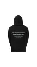 Hoodie remain silent