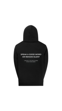 Hoodie remain silent