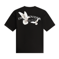 The Provider - Oversized T-shirt - Black 300GSM